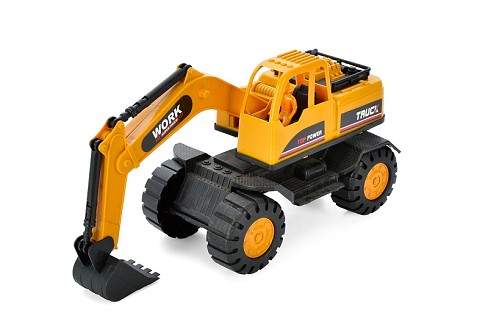 Екскаватор 0306-14 (72шт) інерція, 35см, рухомі деталі, в пакеті, 39-22-12см