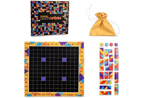 Настільна гра Strateg Тетраріум розважальна українською мовою (30332)