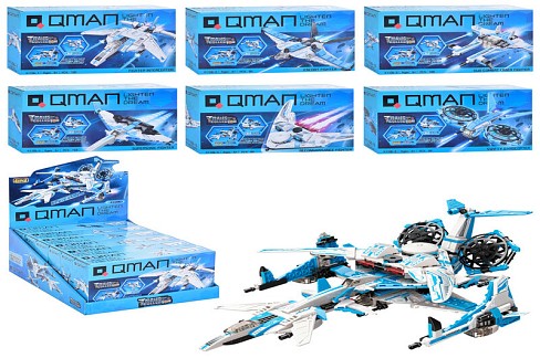 Конструктор 41106 (96шт) космічна техніка 6в1, від 80 деталей, 6 видів (6шт) в дисплеї, 23-28,5-12,5