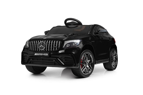 Машина M 4140EBLRS-2 (1шт) р/к 2,4G, 4 мотори 30W, 1акум.12V9AH, шкір.сид., колеса EVA,TF,USB,фарб.ч