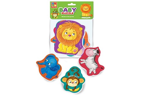 Бебі пазли Дитинчата. Зоопарк" VT1106-88 (укр)"