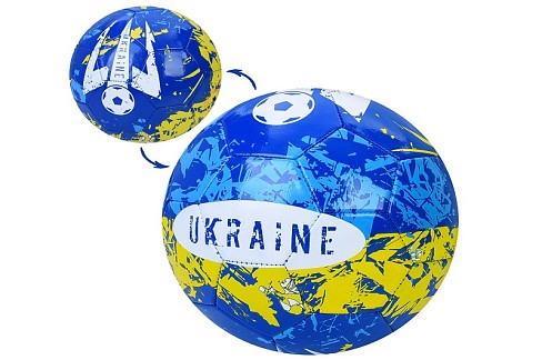 М'яч футбольний EN-3328 (30шт) розмір 5, ПВХ, 1,8мм, 300г, Ukraine, у пакеті