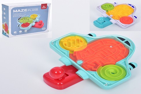 Гра 589-66 (72шт) лабіринт, кулька, 2 кольори, в кор-ці, 21-21-7см