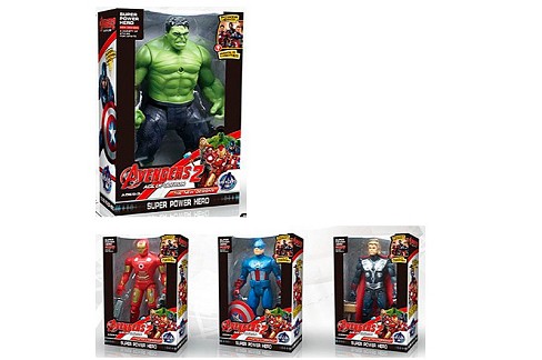 Фігурки для гри 1873 (96шт) AV, 19см, світло, руки та ноги рухливі, 4 види, на бат(табл), в кор-ці,