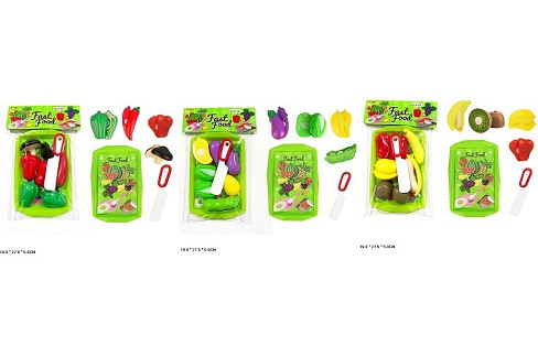 Продукти набір арт. M103/M106/M107 (360шт/2) микс 3 види, продукты на липучках пакет 19*27,5*5см