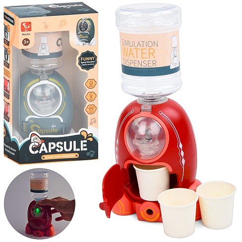 Побутова техніка 99556 (48шт) кулер, 24см, звук, світло, пара, склянки 3шт, 2 види, на бат-ці, в кор