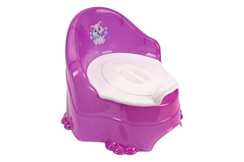 Горщик дитячий рожевого кольору, розмір - 35*36*32 см   Тех9468