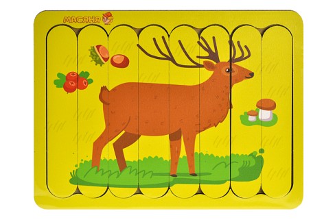 Пазл-вкладка, серія лісові тварини Олень"  Про40369"