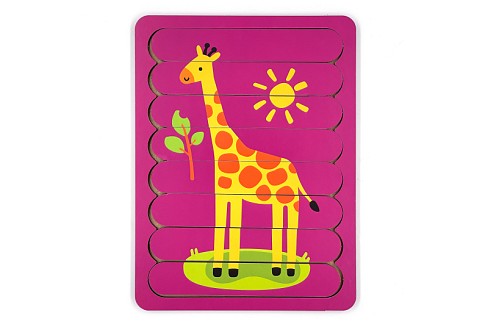 Пазл-вкладка, серія тварини Африки Жираф"  Про40116"