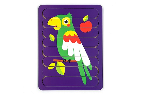 Пазл-вкладка, серія тварини Африки Папуга"  Про40086"