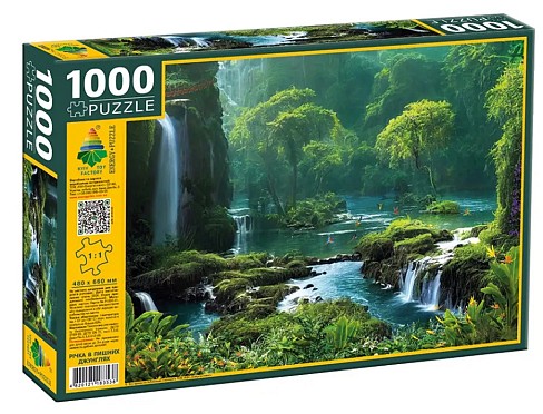 Пазли 1000  Річка в пишних джунглях"  Ен3538"