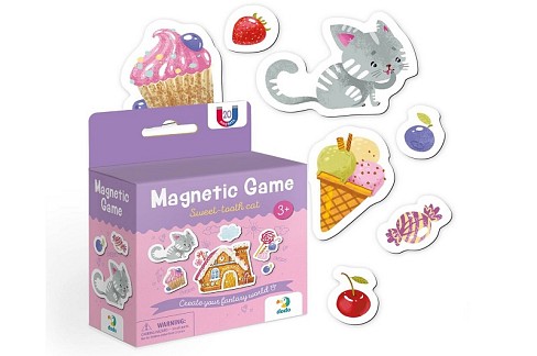 Магнітна гра «Котик-ласунчик»  До200233