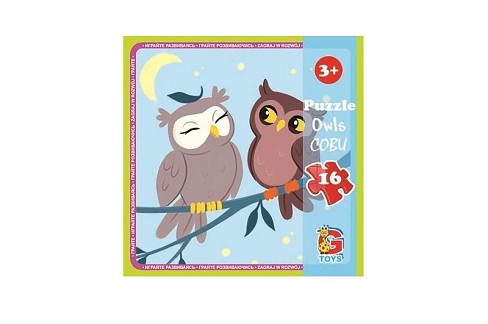 Пазли ТМ G-Toys" із серії "Лісові мешканці", 16 ел.  LR04"
