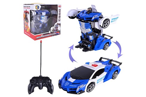 Машина-трансформер р/к арт.27-8KX (24шт) батар.,короб 17,5*15*20см