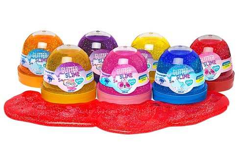 Glitter slime ТМ Lovin Іграшка-антистрес 120 мл Ок80168 УПАК24шт