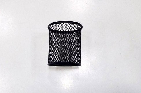 Стакан підставка для ручок метал Чорна(12/96)