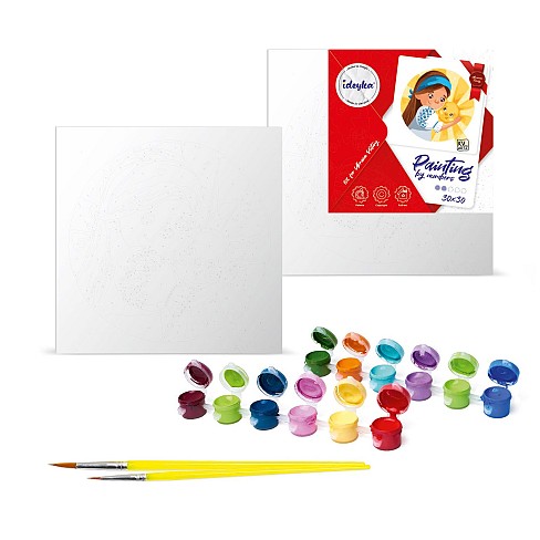 Картина по номерах. Весела подорож" 25х25см Ідейка  Ід6105 KHO"