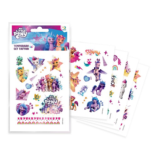 200437 Набір дитячих тимчасових татуювань «My Little Pony»