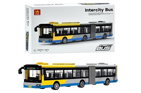 Конструктор 4973 (8шт) міська серія, автобус, 39см, 415дет, в кор-ці, 40-25-8,5см