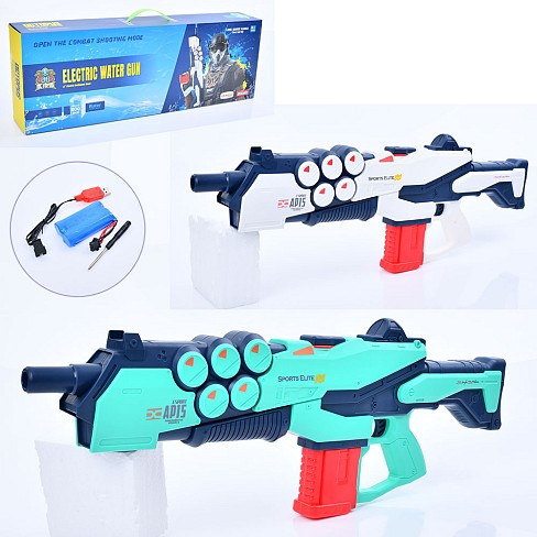 Водяний автомат 3201A (8шт) 68см, акум, USBзарядне, 2 кольори, в кор-ці, 69-25-8см