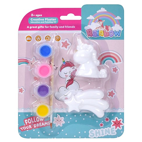 Набір для творчості MK 5491 (60шт) гіпсові фігури 2шт, 5,5см, фарби 4шт, пензлик, бліст, 16-20,5-3см