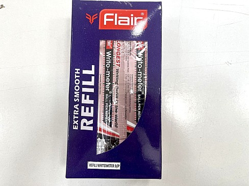 Стрижень кульковий масляний Flair Writo-meter 10км. Синій(10)