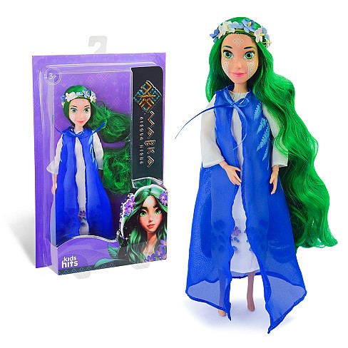 Лялька арт. MD2204 (12шт)  Мавка, в стильній блакитній сукні короб. 24,3х6,5х36,5 см