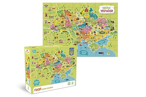 300706 Пазл «Мапа України»