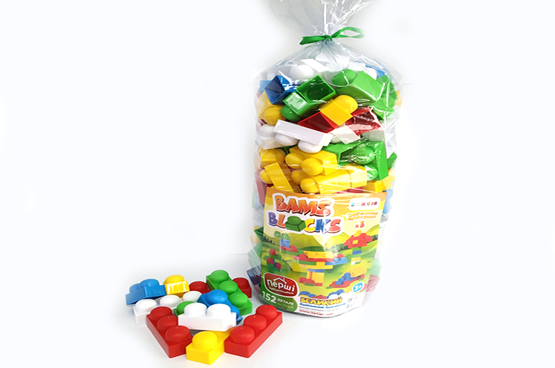 Конструктор Bamsblock №3 (152 деталі) Пол115/4 вініловий тубус