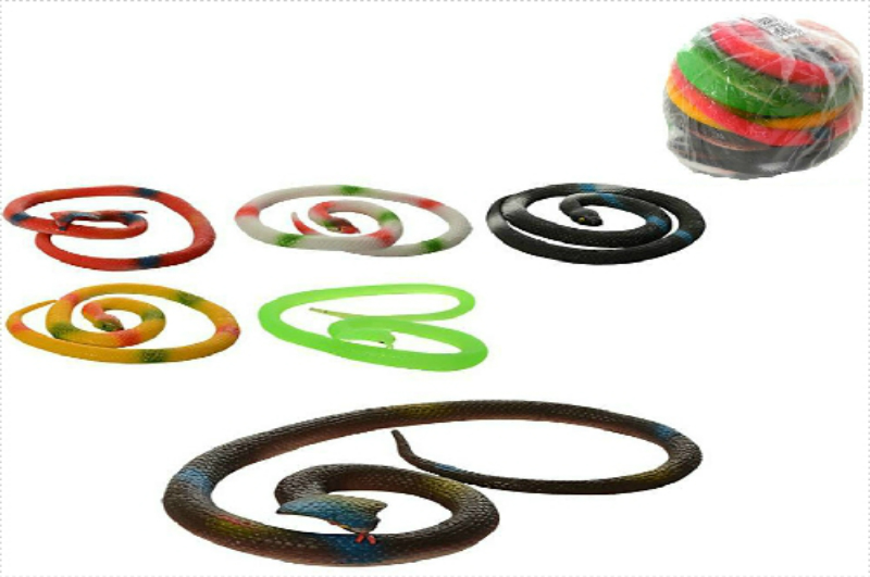 Змія 1102-11УПАК10шт (250шт) 75см, мікс видів