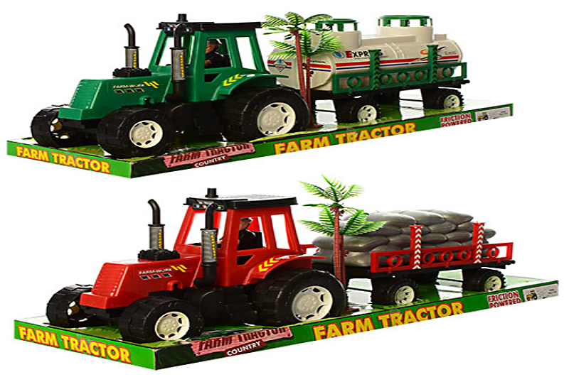 Трактор 1688 A-1 A-2 (24шт) інер-й, 2 види, в слюді, 46-16,5-16см