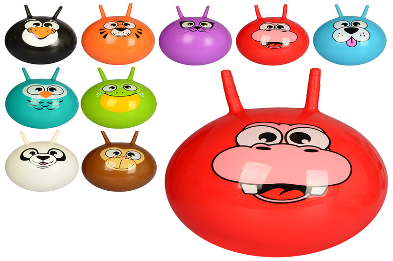 М'яч для фітнесу MS 0483-2 (30шт) з ріжками,45см,10видів,450г,кул,21-15-4см