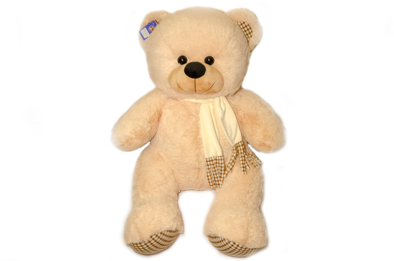 Ведмежа з шарфом какао  В147/5 110см