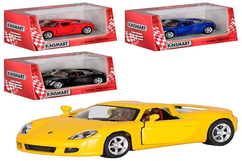 Машина метал.Kinsmart&quot; KT5081W (96шт/4)&quot;Porsche Carrera GT&quot; в кор. 16*8,5*7,5см&quot;