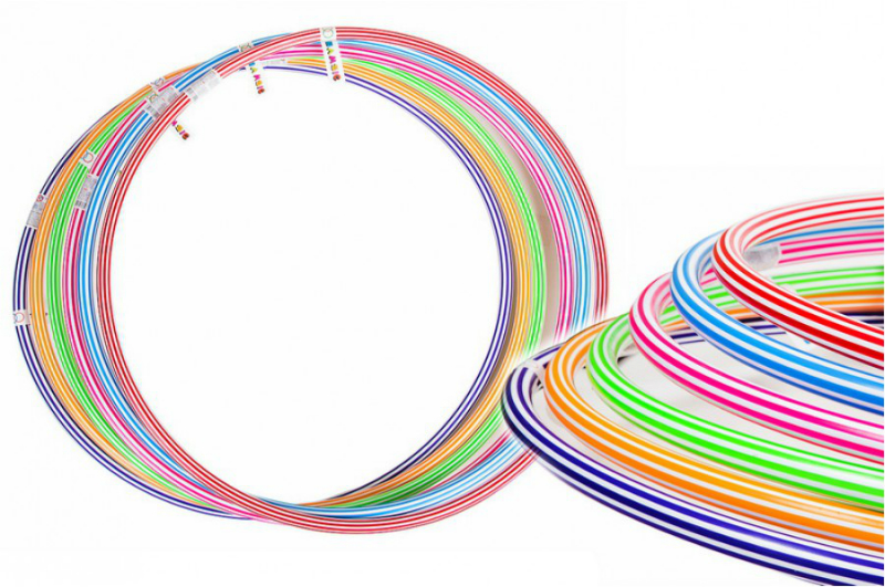 Обруч Зебра 0 міні (упак10шт) (53 см ) Пол0172