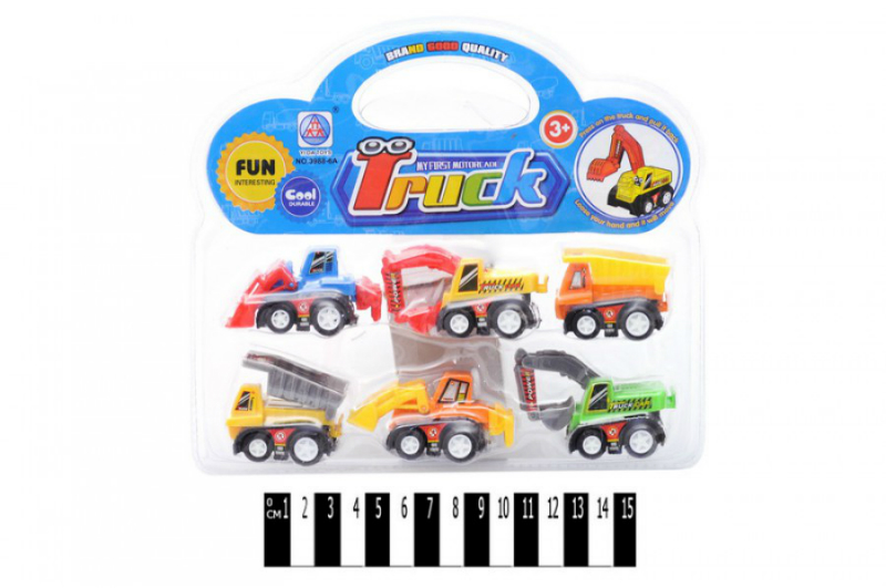 Набір машин інерц. (планшет 6 шт.) 3988-6A р.22*4*19 см