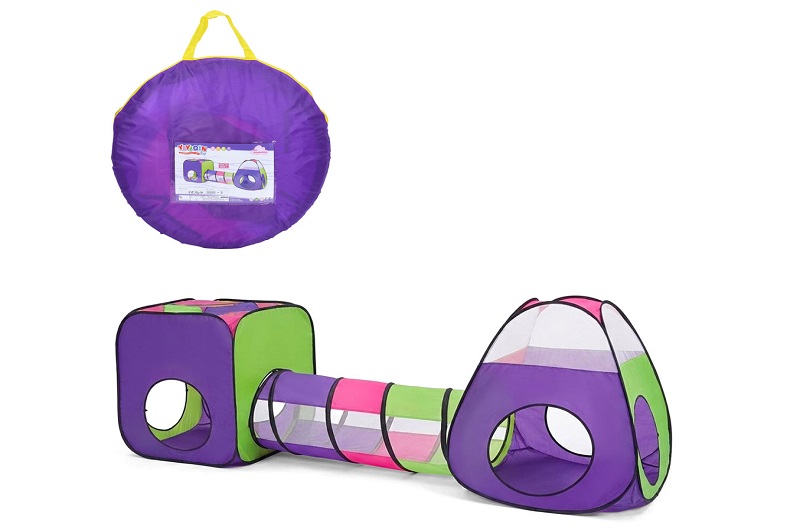 Намет MR 1582 (6шт) 252-76-в100см, з тунелем (44-103см), піраміда (76-76-в100см, 4 входи, 4вікна сіт