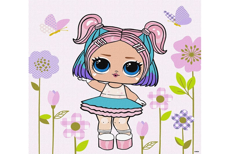 Набір для розпису по номерах  для дітей L.O.L. Surprise! HipHop4Lyfe CandyQT" 40х40см KHO1104"