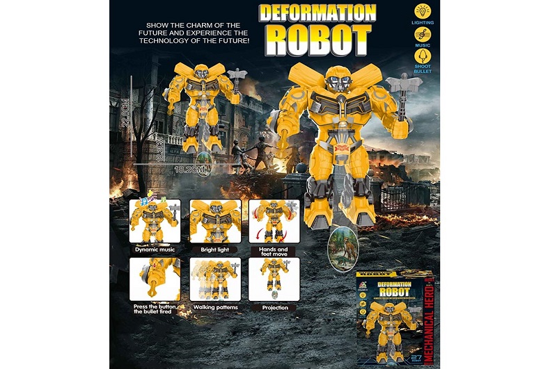 Робот арт. 857-1 (60шт/2) батар.,свiтло,звук,у короб.