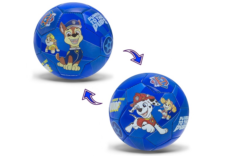 М'яч футбольний арт. PP2509 (200шт)  №2, Paw Patrol PVC 100 гр синій