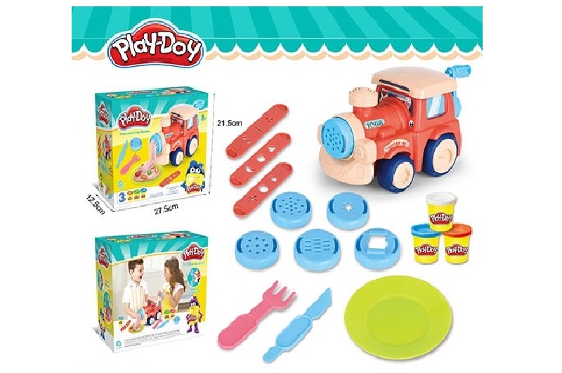 Кухонний набір PD8835 потяг фабрика спагетті з пластиліном кор.27,5*12,5*21,5 /36/