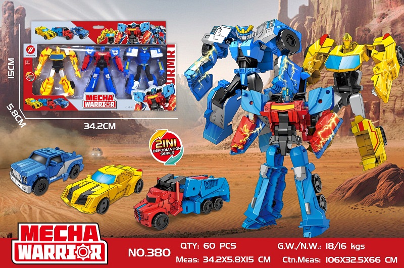 Трансформер арт. 380,3 (60шт/2) види у короб.34,2*15*5,8см