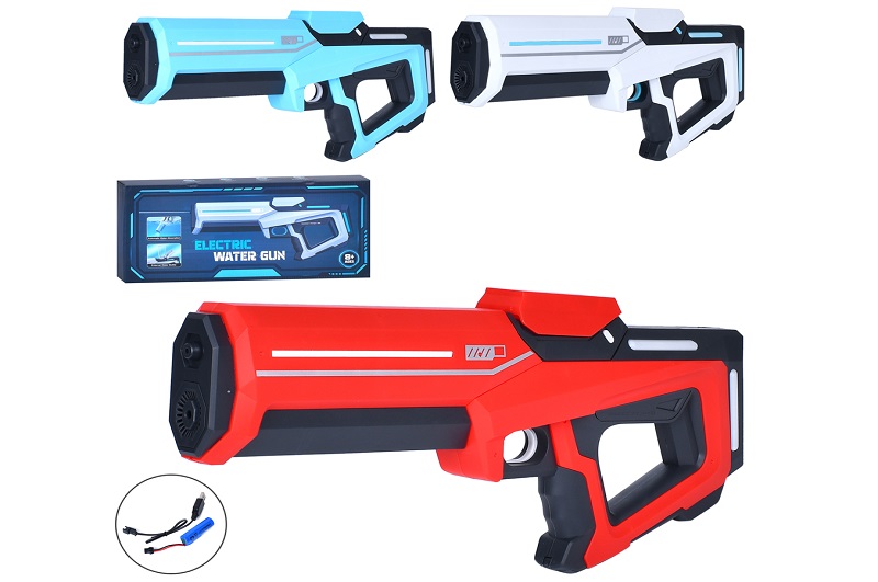 Водяний автомат 60B (12шт) 41,5см, акум, USBзарядне, мікс кольорів, в кор-ці, 43-20-7см