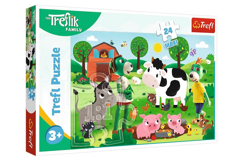 Пазли - 24 елм. MAXI - 14361 Енчантімалс: Загадковий світ", Trefl"