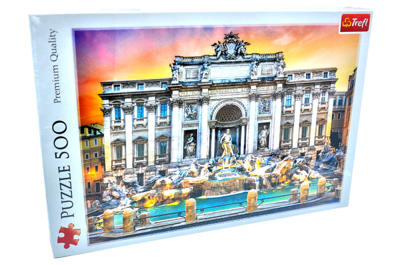 Пазли - 500 елм. - 37292 Фонтан Треві. Рим" Trefl"