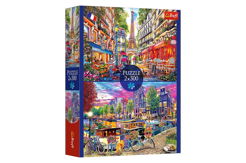 Пазли - 2в1 500 елм. - 37496 Столиці Європи", Trefl"