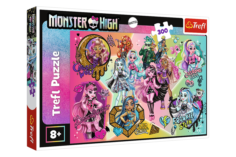 Пазли - 300 елм. - 23027 Монстр Хай: Зомбі рулять", Trefl"