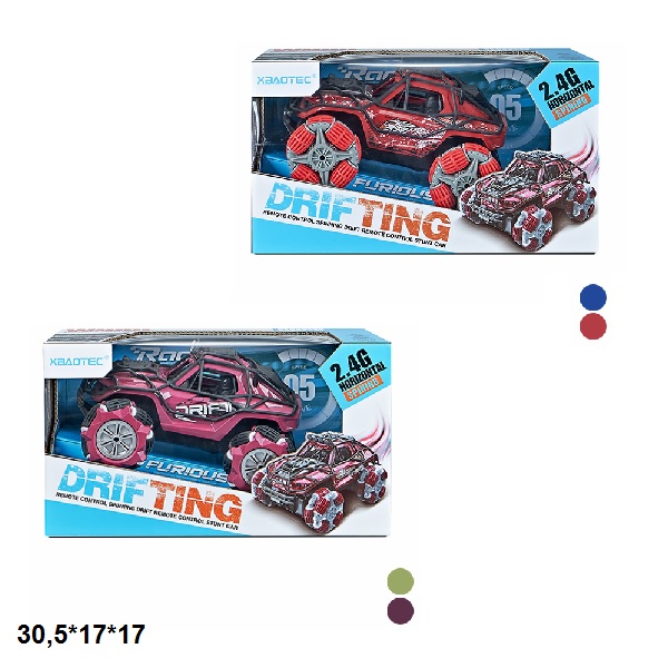 Джип Р/К XB1068/XB1067 акум.USB.дріфт.2в.2кол.кор.30,5*17*17 /24/