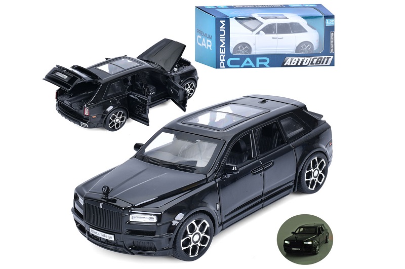 Джип AP-2093 (18шт) АвтоСвіт, 1:32, метал, інерц, 15см,звук, світло, відчиняются двері/капот/багажни