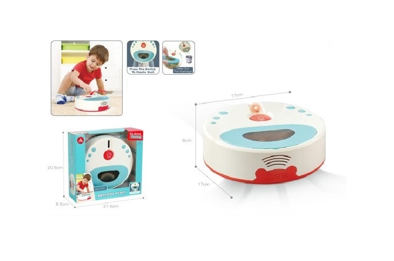 Робот-пилосос HJ606 батар.світ.кор.21,5*6,5*20,5 /72/